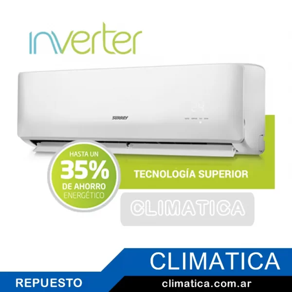 SURREY inverter smart frio/calor 2250Fg